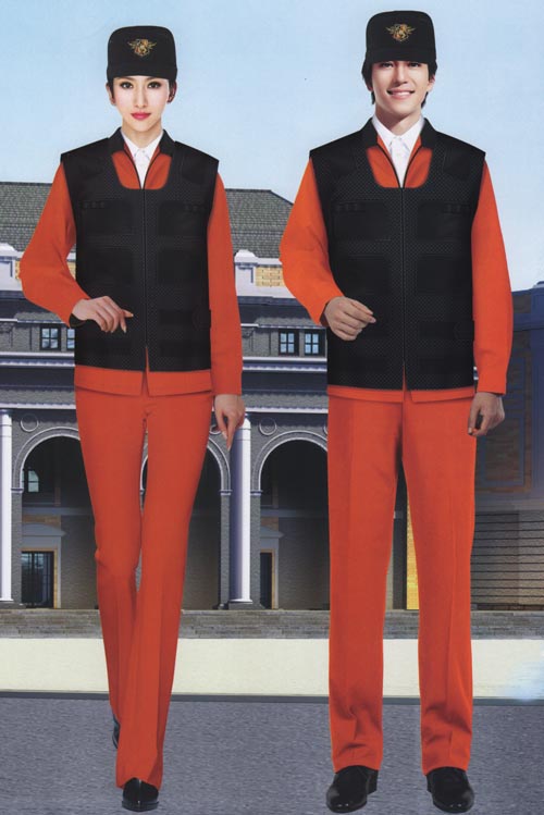 酒店物业保安服定做款式图