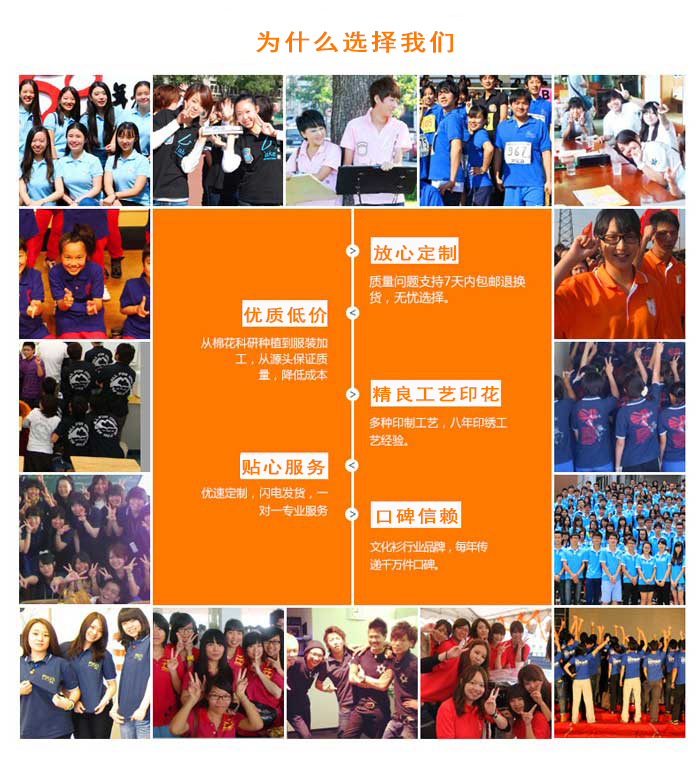 重庆定制t恤衫厂家案例展示图