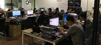 重庆龙华工衣订做厂家欧迈公司办公室