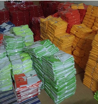 重庆龙华工衣订做厂家之包装好的工衣成品
