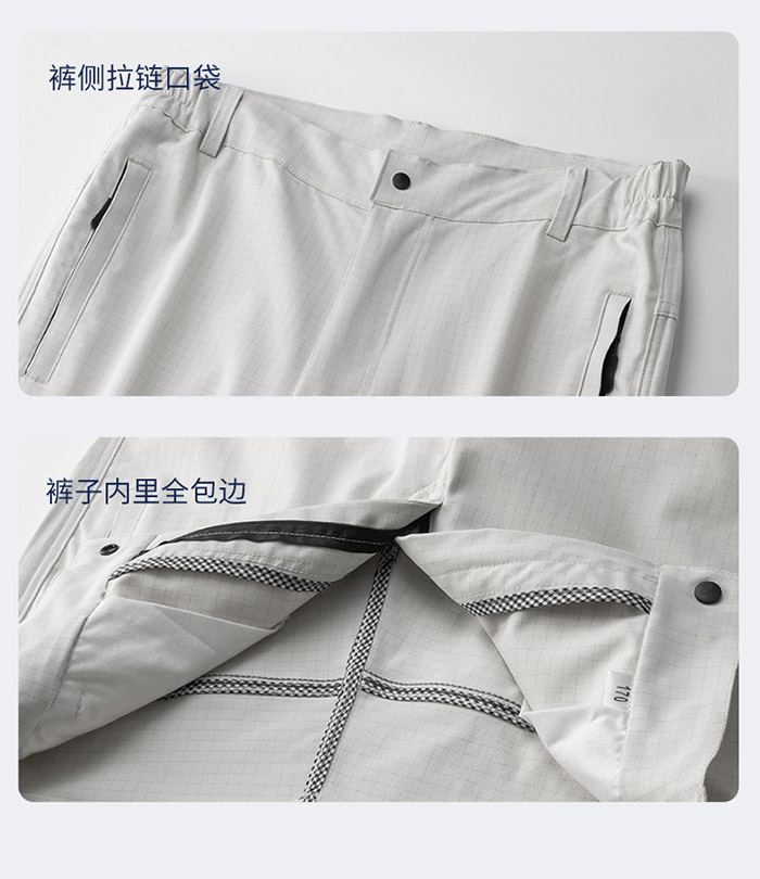 新国标防静电服春秋工作服裤子的细节展示图